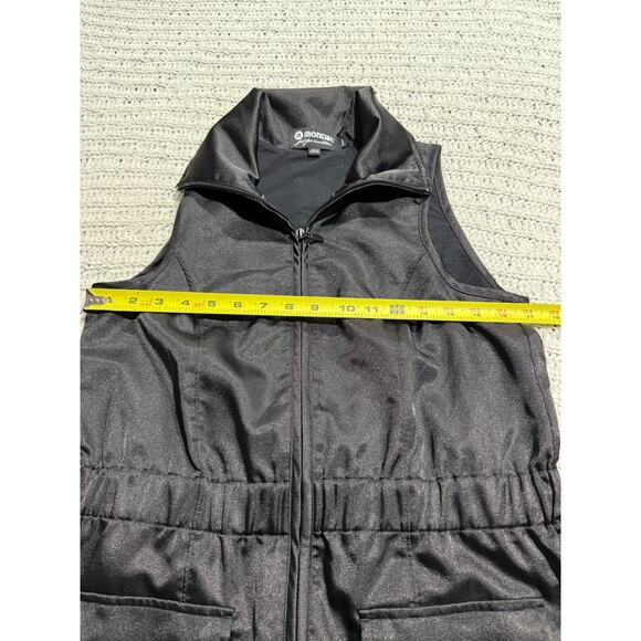 Montiel Performance Athletic Dress Collared Women Small Black Zipper Stretch USA - Picture 6 of 10